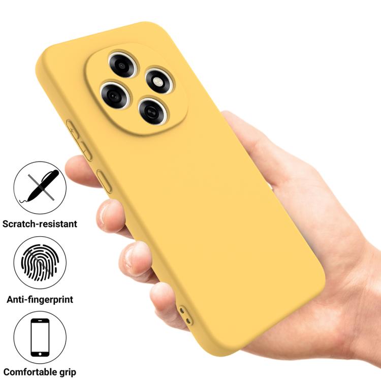 For OPPO F31 Pro 5G Solid Color Liquid Silicone Dropproof Full Coverage Phone Case