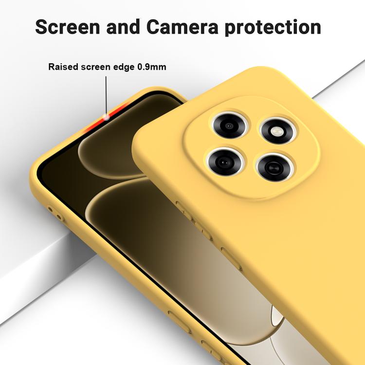 For OPPO F31 Pro 5G Solid Color Liquid Silicone Dropproof Full Coverage Phone Case