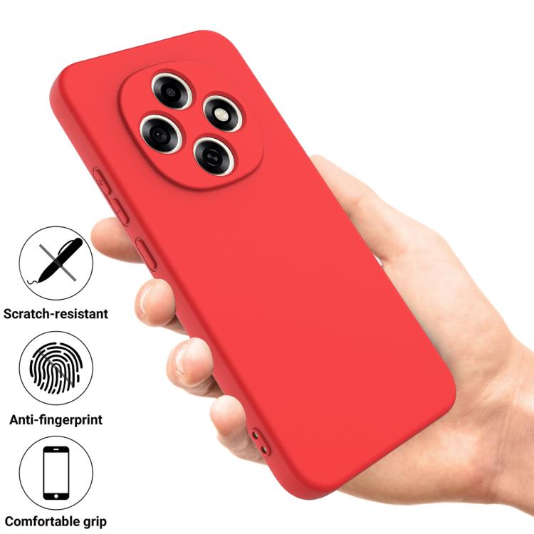 For OPPO F31 Pro 5G Solid Color Liquid Silicone Dropproof Full Coverage Phone Case