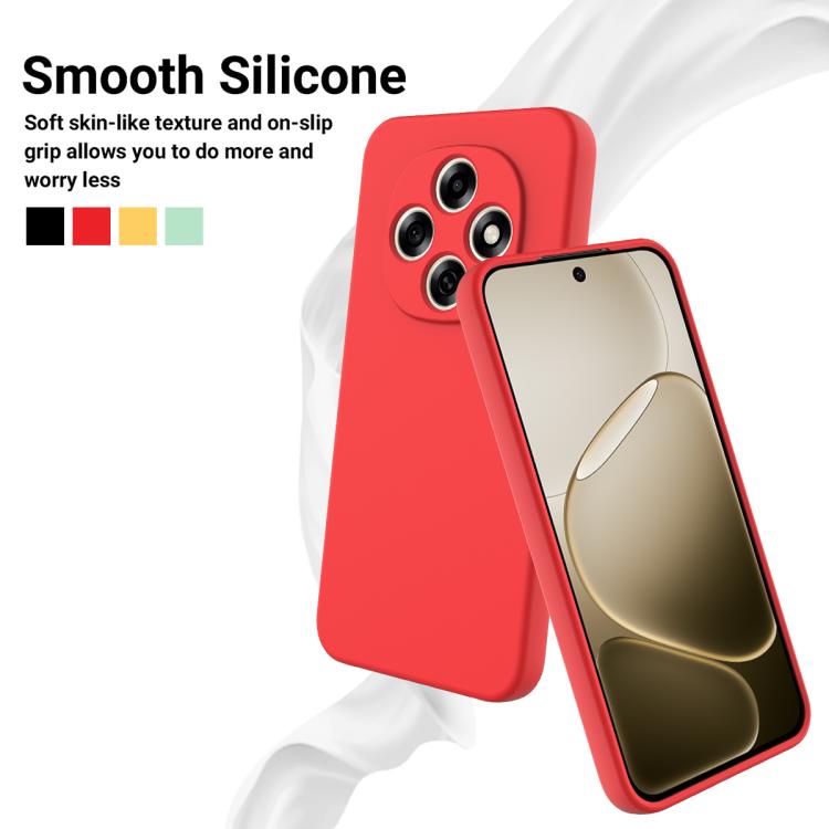 For OPPO F31 Pro 5G Solid Color Liquid Silicone Dropproof Full Coverage Phone Case