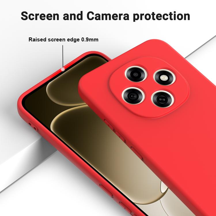 For OPPO F31 Pro 5G Solid Color Liquid Silicone Dropproof Full Coverage Phone Case