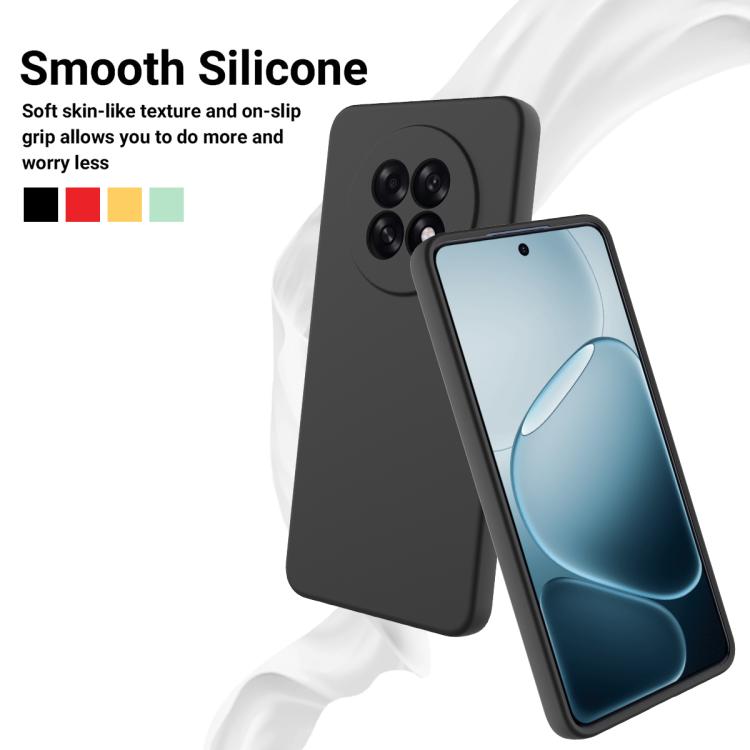For OPPO F31 Pro+ 5G / A6 GT 5G Solid Color Liquid Silicone Dropproof Full Coverage Phone Case