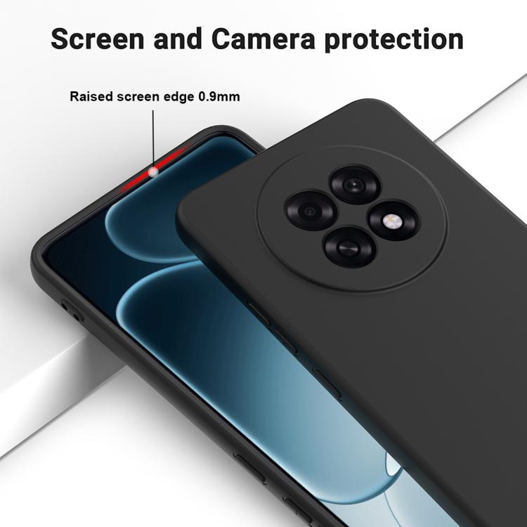 For OPPO F31 Pro+ 5G / A6 GT 5G Solid Color Liquid Silicone Dropproof Full Coverage Phone Case