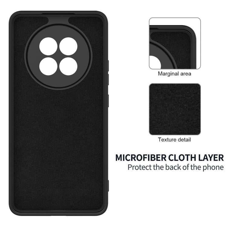 For OPPO F31 Pro+ 5G / A6 GT 5G Solid Color Liquid Silicone Dropproof Full Coverage Phone Case