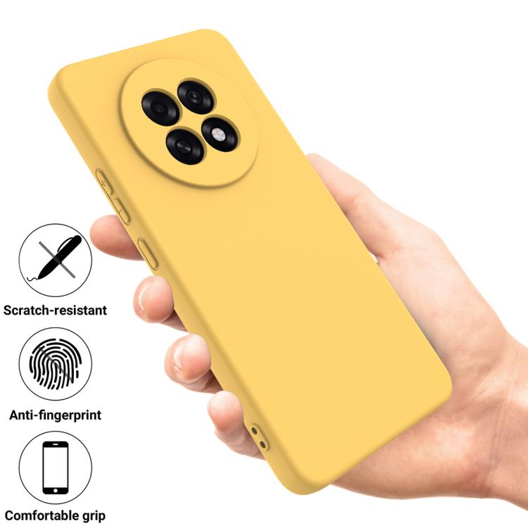 For OPPO F31 Pro+ 5G / A6 GT 5G Solid Color Liquid Silicone Dropproof Full Coverage Phone Case