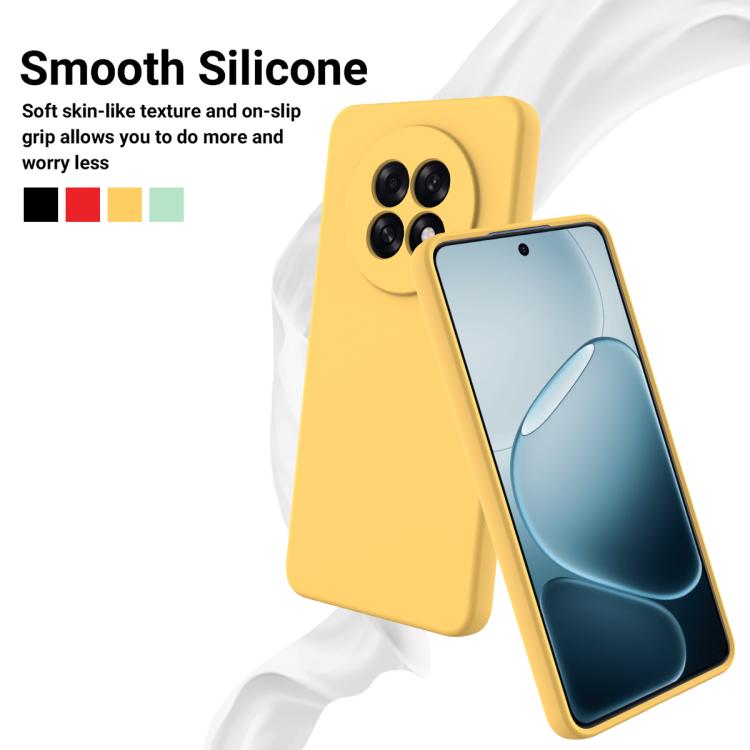For OPPO F31 Pro+ 5G / A6 GT 5G Solid Color Liquid Silicone Dropproof Full Coverage Phone Case