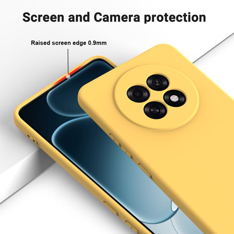 For OPPO F31 Pro+ 5G / A6 GT 5G Solid Color Liquid Silicone Dropproof Full Coverage Phone Case