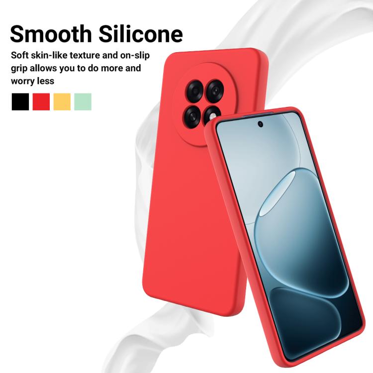 For OPPO F31 Pro+ 5G / A6 GT 5G Solid Color Liquid Silicone Dropproof Full Coverage Phone Case