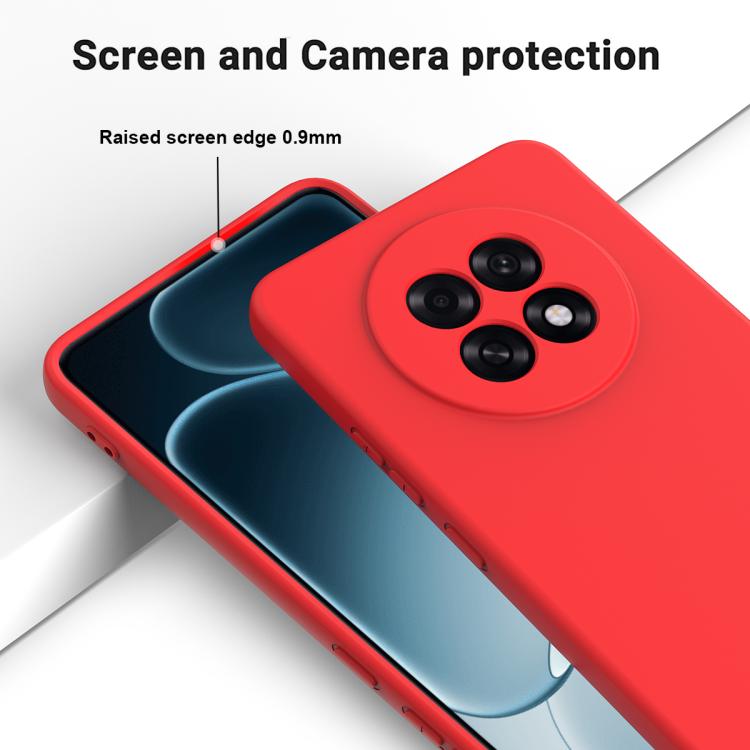 For OPPO F31 Pro+ 5G / A6 GT 5G Solid Color Liquid Silicone Dropproof Full Coverage Phone Case