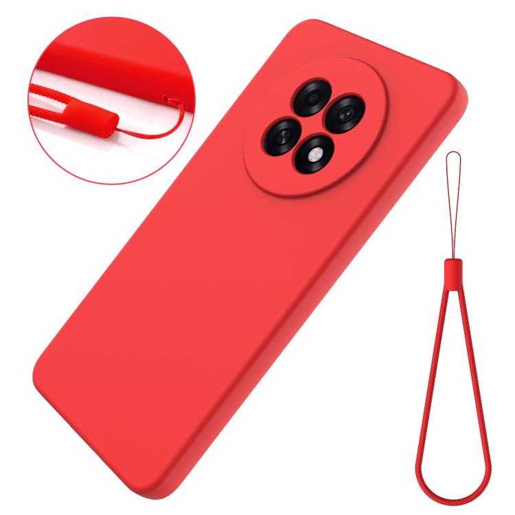 For OPPO F31 Pro+ 5G / A6 GT 5G Solid Color Liquid Silicone Dropproof Full Coverage Phone Case