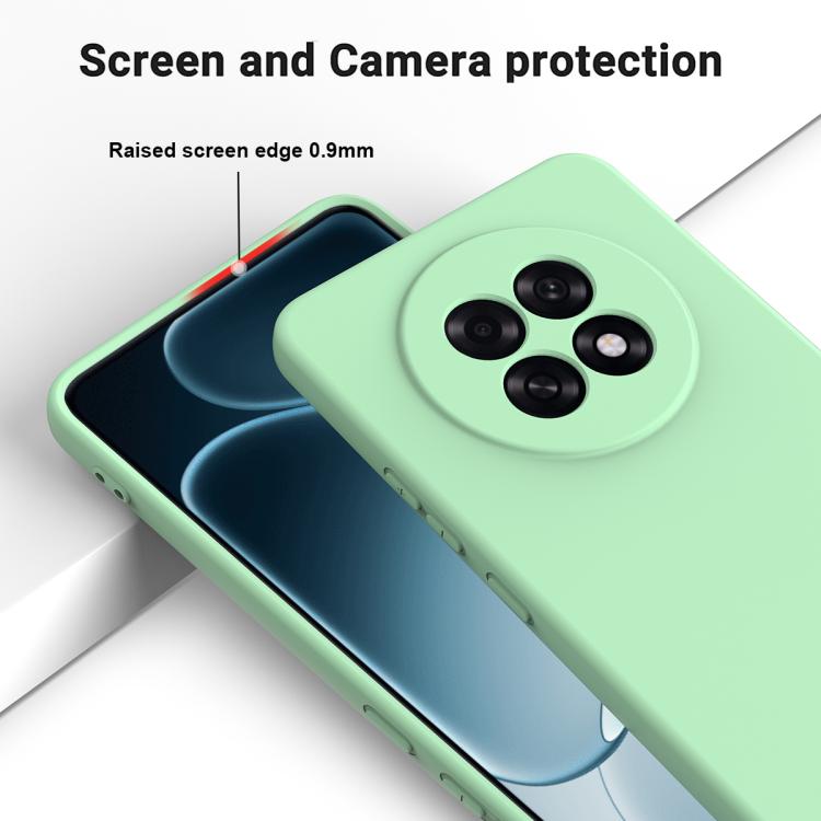 For OPPO F31 Pro+ 5G / A6 GT 5G Solid Color Liquid Silicone Dropproof Full Coverage Phone Case