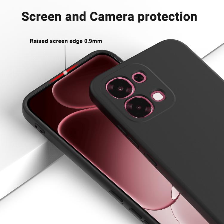 For OPPO F33 5G/F31 5G/A6 Pro 5G/4G Solid Color Liquid Silicone Dropproof Full Coverage Phone Case