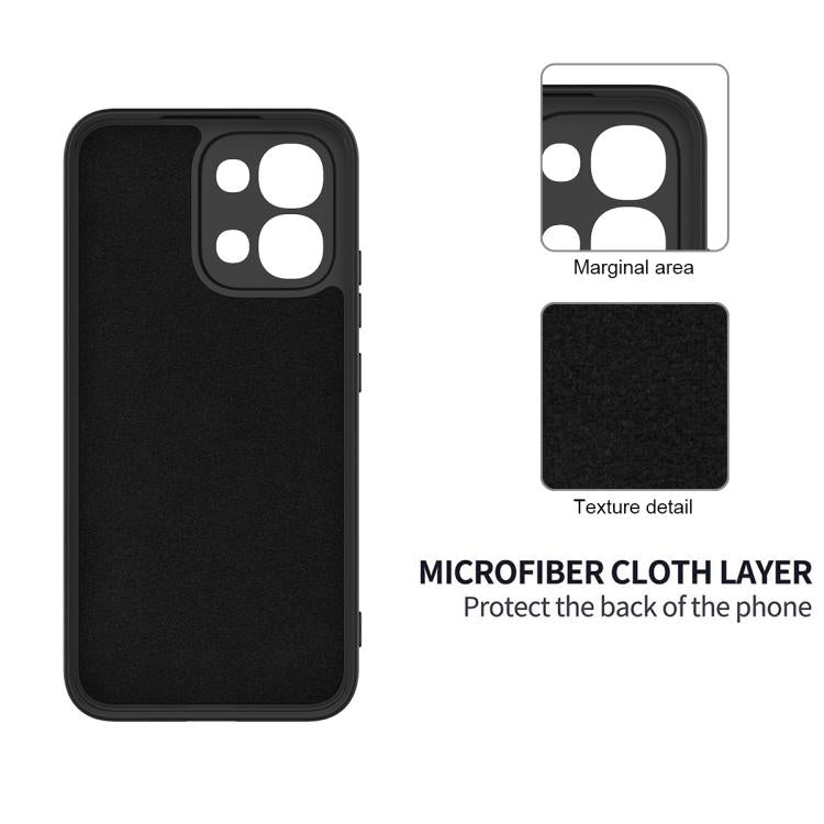 For OPPO F33 5G/F31 5G/A6 Pro 5G/4G Solid Color Liquid Silicone Dropproof Full Coverage Phone Case