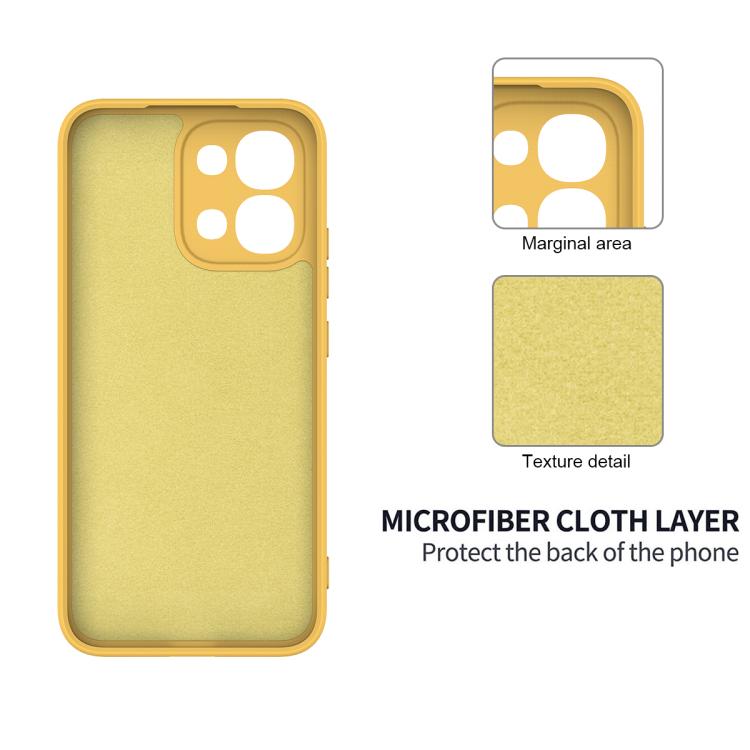 For OPPO F33 5G/F31 5G/A6 Pro 5G/4G Solid Color Liquid Silicone Dropproof Full Coverage Phone Case