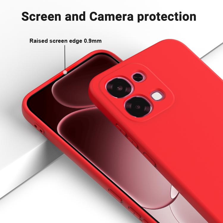 For OPPO F33 5G/F31 5G/A6 Pro 5G/4G Solid Color Liquid Silicone Dropproof Full Coverage Phone Case