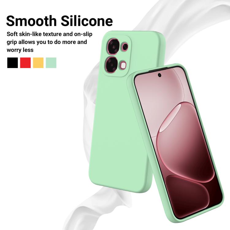 For OPPO F33 5G/F31 5G/A6 Pro 5G/4G Solid Color Liquid Silicone Dropproof Full Coverage Phone Case