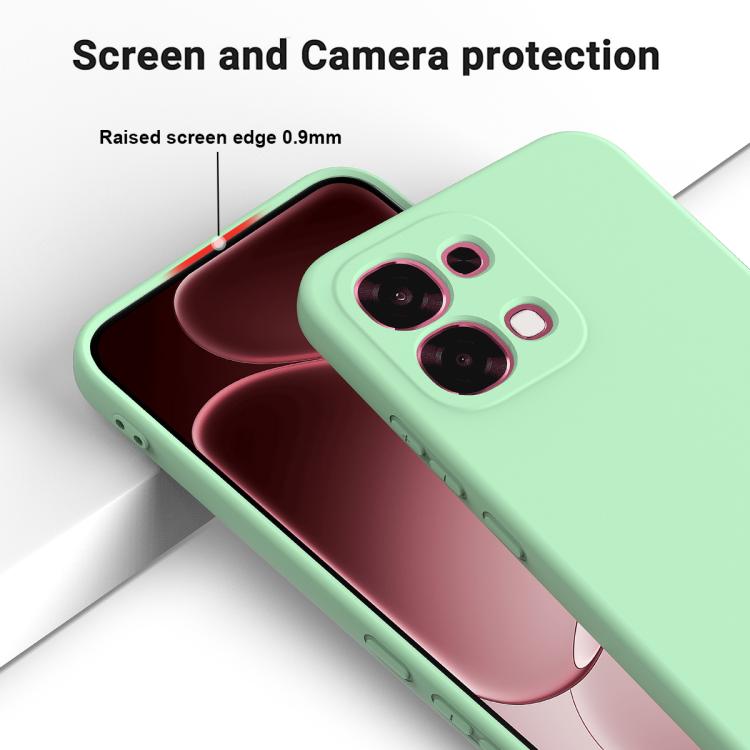 For OPPO F33 5G/F31 5G/A6 Pro 5G/4G Solid Color Liquid Silicone Dropproof Full Coverage Phone Case