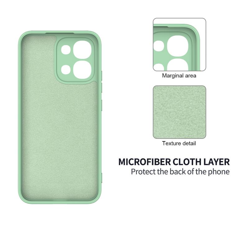 For OPPO F33 5G/F31 5G/A6 Pro 5G/4G Solid Color Liquid Silicone Dropproof Full Coverage Phone Case