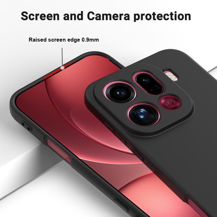 For OPPO Find X9 Pro Solid Color Liquid Silicone Dropproof Full Coverage Phone Case