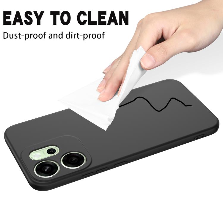 For OPPO Reno15 Pro 5G Global Solid Color Liquid Silicone Dropproof Full Coverage Phone Case