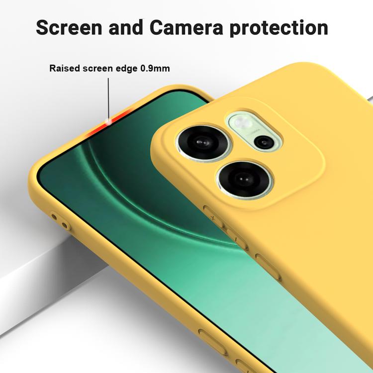 For OPPO Reno15 Pro Max 5G Global Solid Color Liquid Silicone Dropproof Full Coverage Phone Case