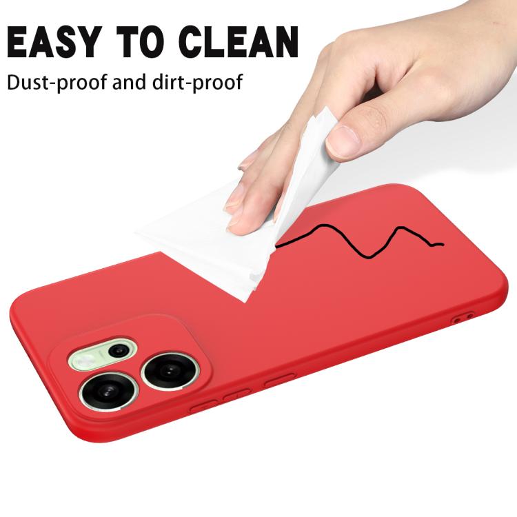 For OPPO Reno15 Pro Max 5G Global Solid Color Liquid Silicone Dropproof Full Coverage Phone Case