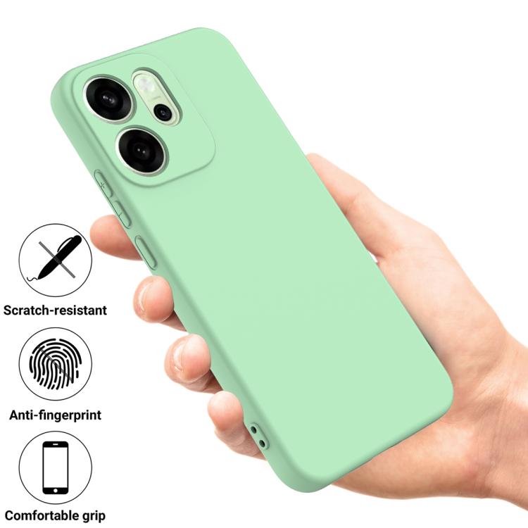 For OPPO Reno15 Pro Max 5G Global Solid Color Liquid Silicone Dropproof Full Coverage Phone Case