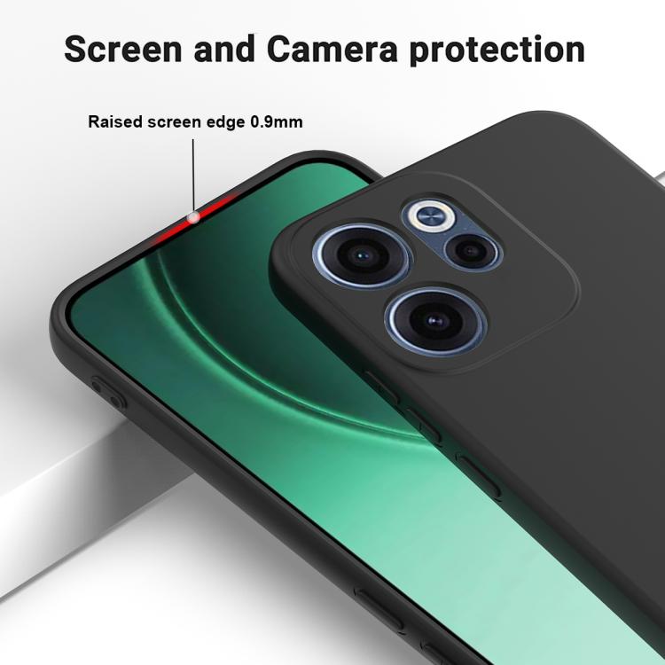 For OPPO Reno15 F / Reno15 FS 5G Solid Color Liquid Silicone Dropproof Full Coverage Phone Case