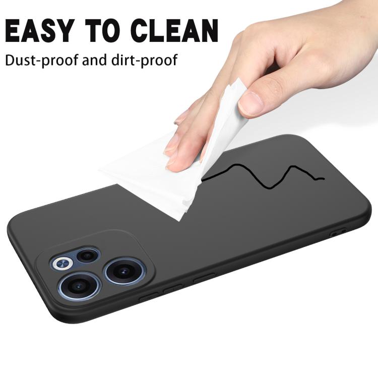 For OPPO Reno15 F / Reno15 FS 5G Solid Color Liquid Silicone Dropproof Full Coverage Phone Case