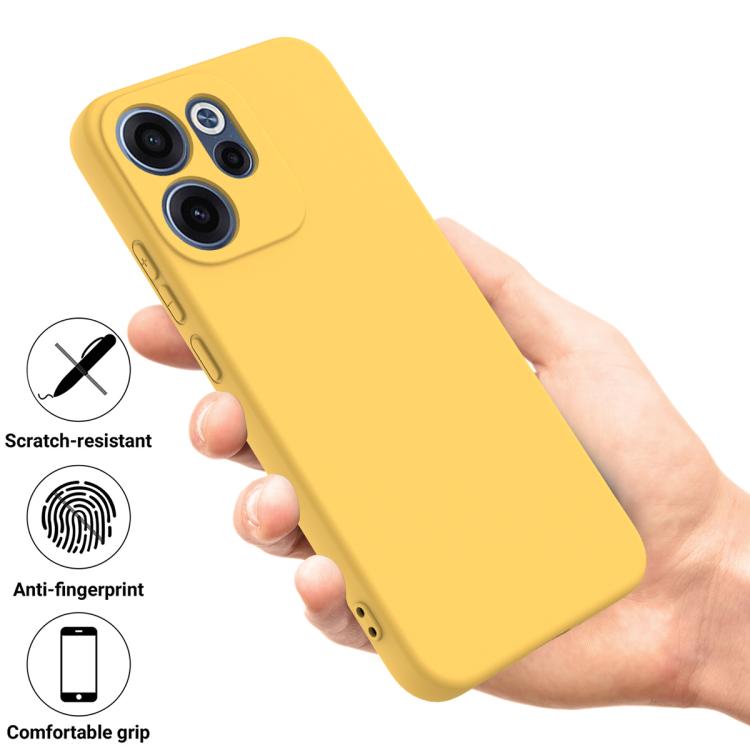 For OPPO Reno15 F / Reno15 FS 5G Solid Color Liquid Silicone Dropproof Full Coverage Phone Case