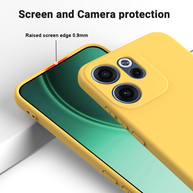 For OPPO Reno15 F / Reno15 FS 5G Solid Color Liquid Silicone Dropproof Full Coverage Phone Case