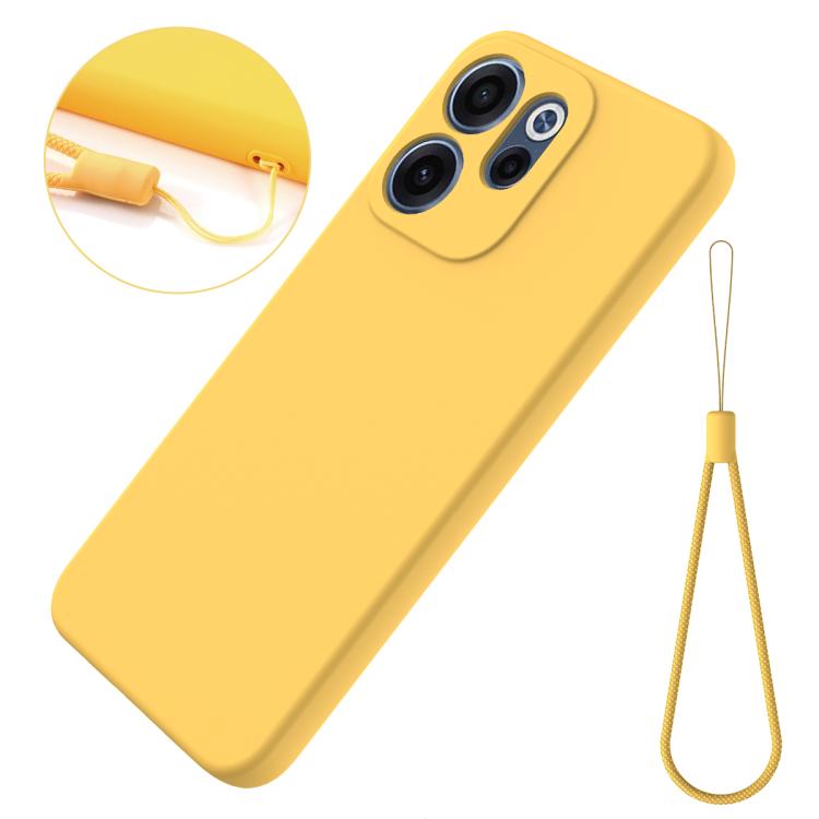 For OPPO Reno15 F / Reno15 FS 5G Solid Color Liquid Silicone Dropproof Full Coverage Phone Case