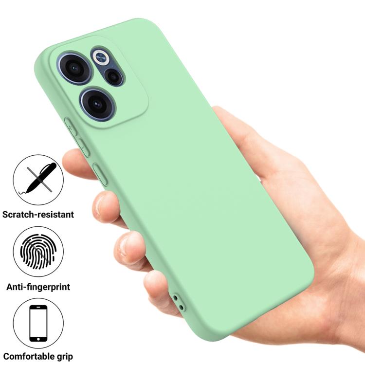 For OPPO Reno15 F / Reno15 FS 5G Solid Color Liquid Silicone Dropproof Full Coverage Phone Case