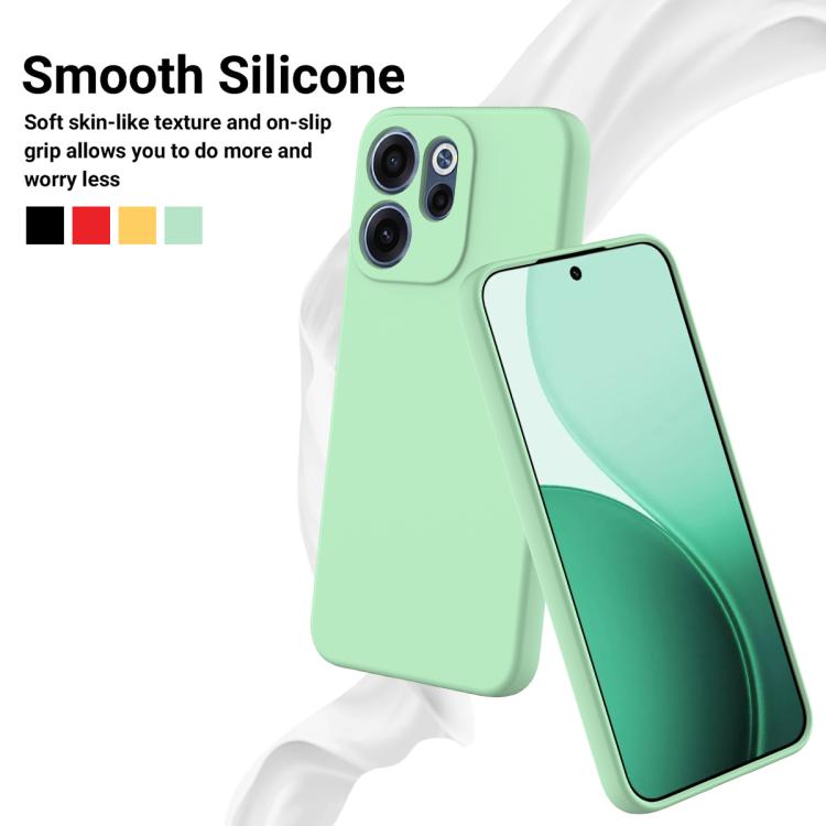 For OPPO Reno15 F / Reno15 FS 5G Solid Color Liquid Silicone Dropproof Full Coverage Phone Case