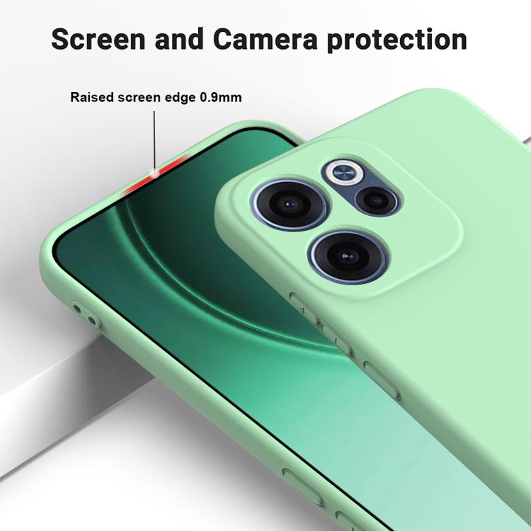 For OPPO Reno15 F / Reno15 FS 5G Solid Color Liquid Silicone Dropproof Full Coverage Phone Case