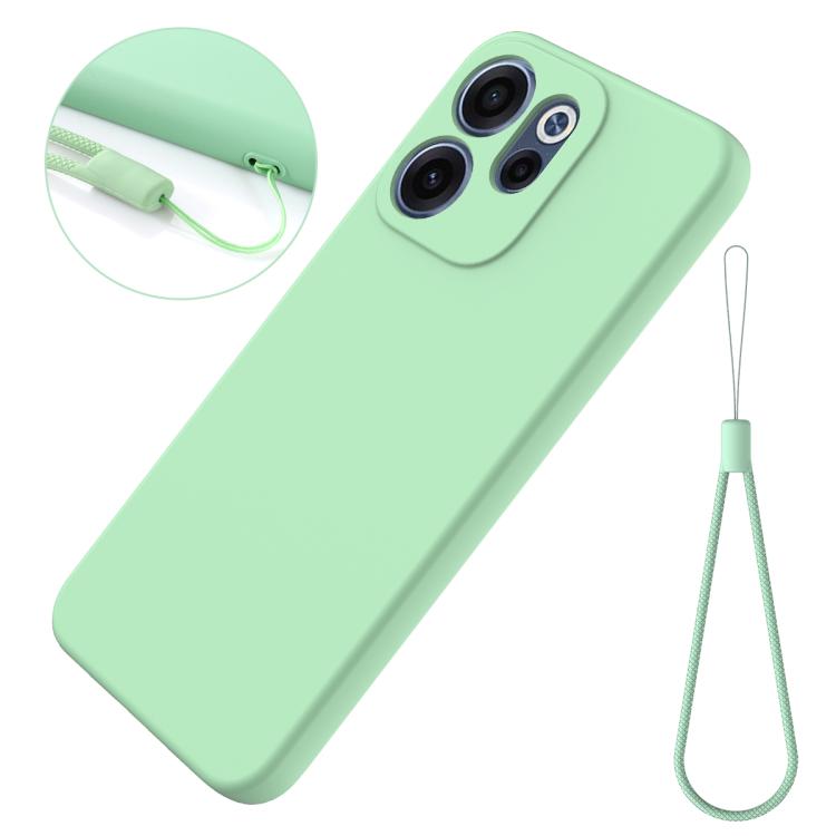 For OPPO Reno15 F / Reno15 FS 5G Solid Color Liquid Silicone Dropproof Full Coverage Phone Case