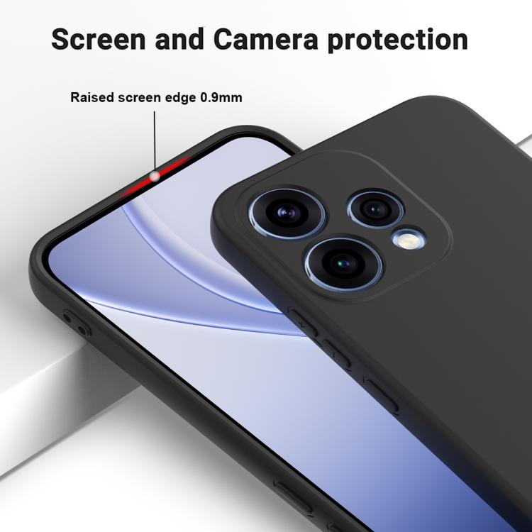 For OPPO Reno15 5G Global Solid Color Liquid Silicone Dropproof Full Coverage Phone Case