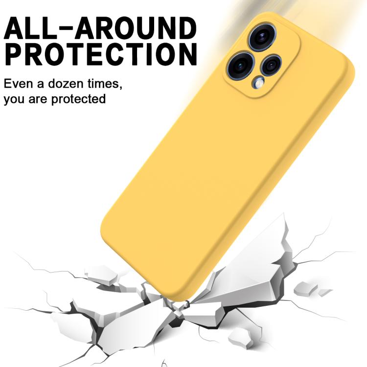 For OPPO Reno15 5G Global Solid Color Liquid Silicone Dropproof Full Coverage Phone Case