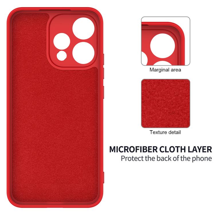 For OPPO Reno15 5G Global Solid Color Liquid Silicone Dropproof Full Coverage Phone Case
