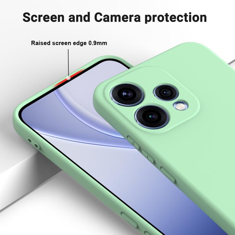 For OPPO Reno15 5G Global Solid Color Liquid Silicone Dropproof Full Coverage Phone Case