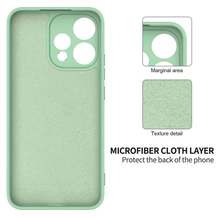 For OPPO Reno15 5G Global Solid Color Liquid Silicone Dropproof Full Coverage Phone Case