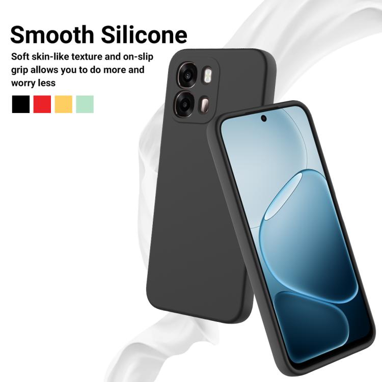 For OPPO A6 4G / 5G / A6s 4G / 5G Solid Color Liquid Silicone Dropproof Full Coverage Phone Case