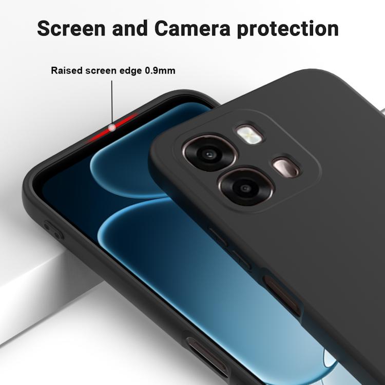 For OPPO A6 4G / 5G / A6s 4G / 5G Solid Color Liquid Silicone Dropproof Full Coverage Phone Case