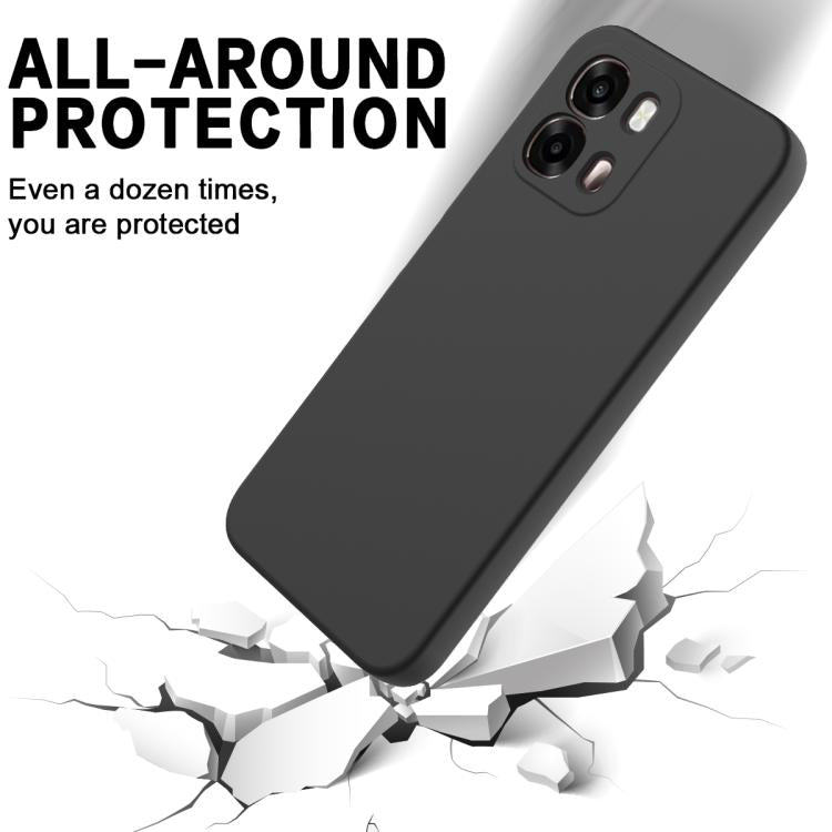 For OPPO A6 4G / 5G / A6s 4G / 5G Solid Color Liquid Silicone Dropproof Full Coverage Phone Case