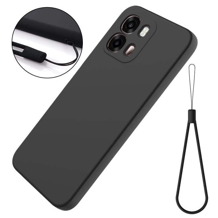 For OPPO A6 4G / 5G / A6s 4G / 5G Solid Color Liquid Silicone Dropproof Full Coverage Phone Case