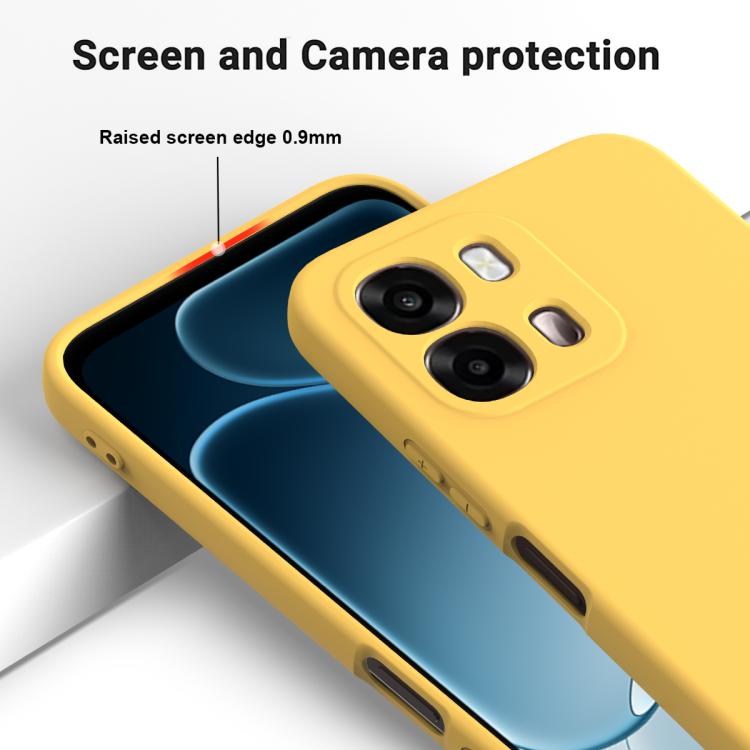 For OPPO A6 4G / 5G / A6s 4G / 5G Solid Color Liquid Silicone Dropproof Full Coverage Phone Case