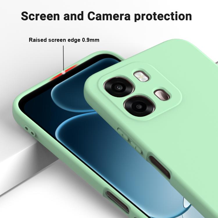 For OPPO A6 4G / 5G / A6s 4G / 5G Solid Color Liquid Silicone Dropproof Full Coverage Phone Case
