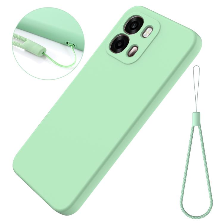 For OPPO A6 4G / 5G / A6s 4G / 5G Solid Color Liquid Silicone Dropproof Full Coverage Phone Case