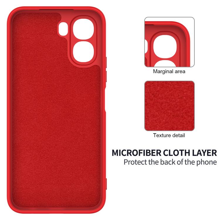 For OPPO K14x 5G / A6t Pro 5G Solid Color Liquid Silicone Dropproof Full Coverage Phone Case