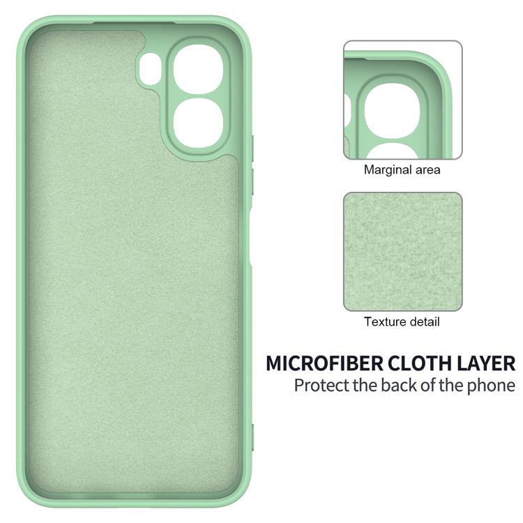 For OPPO K14x 5G / A6t Pro 5G Solid Color Liquid Silicone Dropproof Full Coverage Phone Case